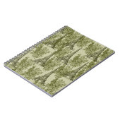 Green Floral Paris Eiffel Tower Notizblock (Linke Seite)