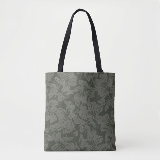 Green Floral seamless pattern backgroundabstract, Tasche (Vorderseite)