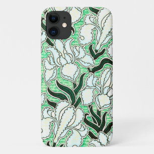 Green Floral Vintag Retro Art Phone Case