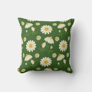Green Florals Bauernhaus Dekoration Daisy Throw Ki Kissen