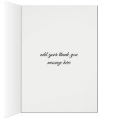 Green & Florets Wasserfarbe Danke Karte (Innen (Rechts))