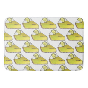 Green Florida Key Limon Pie Slice Feinschmecker Badematte