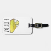 Green Florida Key Limon Pieper Slice Piece Feinsch Gepäckanhänger (Vorderseite horizontal)