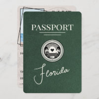 Green Florida Passport Save the Date