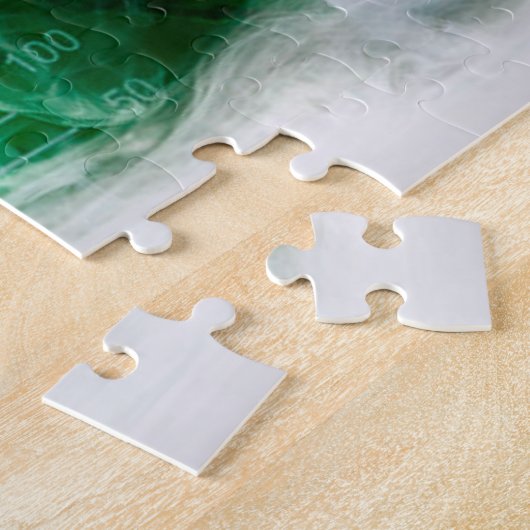 Green Fluid Bechergas Puzzle (Seite)