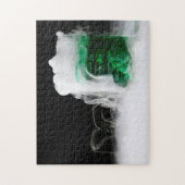 Green Fluid Bechergas Puzzle (Vertikal)