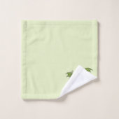 Green Flying Dragon Badhandtuch Set (Waschlappen)