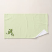 Green Flying Dragon Badhandtuch Set (Handtuch)