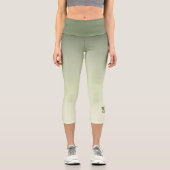 Green Flying Dragon Capri Leggings (Vorderseite)