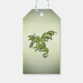 Green Flying Dragon Geschenkanhänger (Vorderseite)