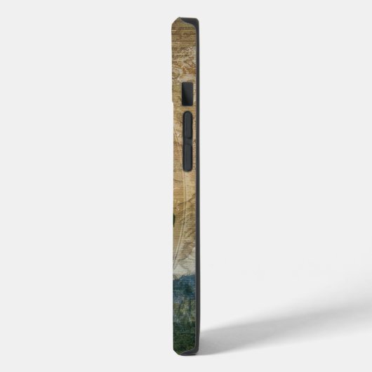 Green Flying Dragon Personalisiert Case-Mate iPhone Hülle (Rückseite / Links)