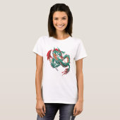 Green Flying Dragon T-Shirt (Vorne ganz)