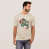 Green Flying Dragon T-Shirt (Vorne ganz)