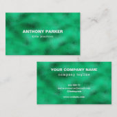 Green Foil Business Card Visitenkarte (Vorne/Hinten)