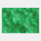 Green Foil Polka Dot Geschenkpapier Set (Vorderseite 3)