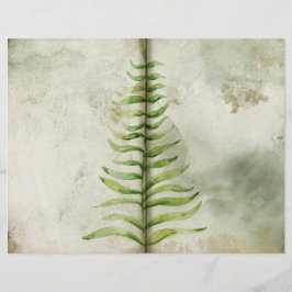 Green Foliage Gardeners Journal Page