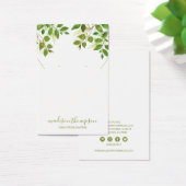 Green Foliage Juwelen Necklace Ohrringe (Schreibtisch)