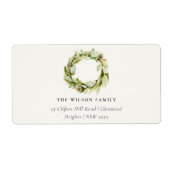 Green Foliage Winter Kreath Weihnachtsansprache (Vorne)