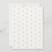 Green Foliage Winterkranz Weihnachtsfest Party Einladung (Rückseite)