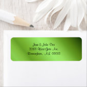 Green-Folie-Look Labels (Insitu)