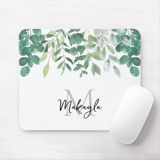 Green Folies für Monogramm Mousepad (Mit Mouse)