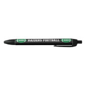 Green Football Custom Team Name oder Text Coach's Kugelschreiber (Unterseite)