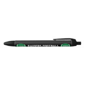 Green Football Custom Team Name oder Text Coach's Kugelschreiber (Oberseite)
