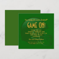 Green Football Helm