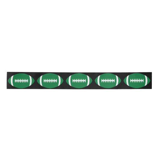 Green Football Party Ribbon für Spieler oder Train Satinband (Vorderseite)