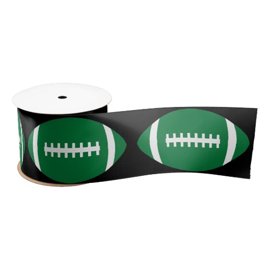 Green Football Party Ribbon für Spieler oder Train Satinband (Spule)
