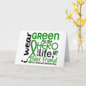 Green for Hero 2 Best Friend Kidney Disease Karte (Gelbe Blume)