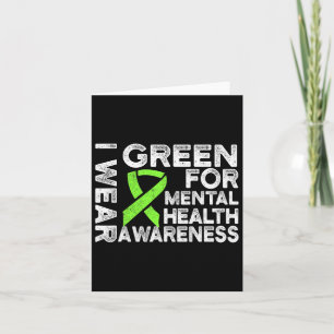 Green for Mental Health Awareness 1 Karte