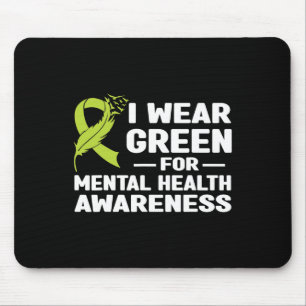 Green for Mental Health Awareness Monat 2024 Mousepad