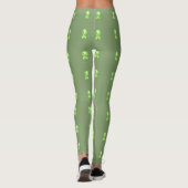 Green for the Fight - Pet Cancer Awareness Leggings (Rückseite)