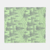 Green Forest Christmas Fleecedecke (Vorderseite (Horizontal))