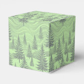 Green Forest Christmas Geschenkschachtel (Rückseite)