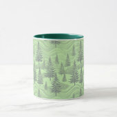 Green Forest Christmas Tasse (Zentrum)