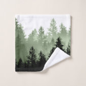 Green Forest Dream #1 #decor #art Badhandtuch Set (Waschlappen)