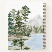 Green Forest Family Lake House Gästebuch Notizblock (Rückseite)