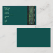 Green Forest Filmstrip Visitenkarte (Vorne/Hinten)