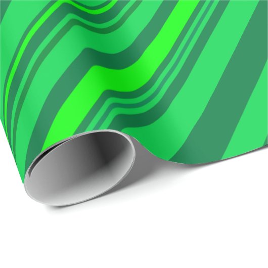 Green Forest Green St Patrick's Day oder Gaming Geschenkpapier (Rolleneckpunkt)