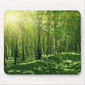 Green Forest Mouse Pad Mousepad (Vorne)