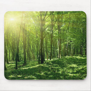 Green Forest Mouse Pad Mousepad