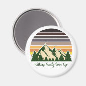 Green Forest Road Trip Cool Custom Keepake Magnet (Vorderseite/Rückseite)