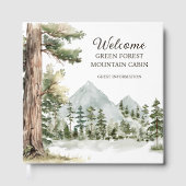 Green Forest Vacation Rental House Welcome Gästebuch (Vorderseite)