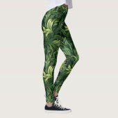 Green Forest Verlasst überdruckbare Leggings (Rechts)