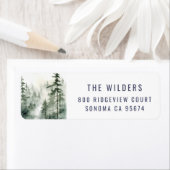 Green Forest Watercolor Trees (Insitu)