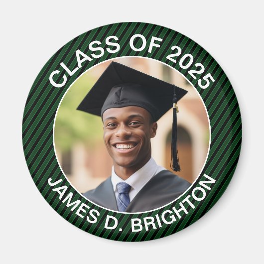 Green Foto Abschluss Magnet (Vorne)