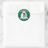 Green Foto Abschluss Runder Aufkleber (Tasche)