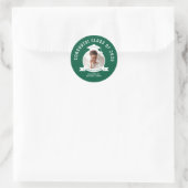 Green Foto Abschluss Runder Aufkleber (Tasche)